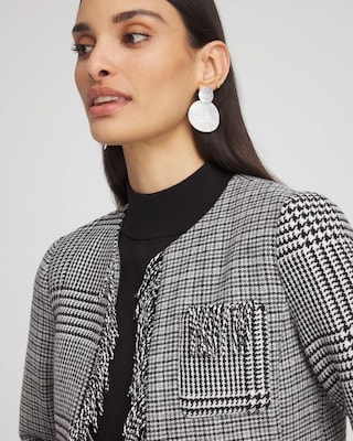 Mixed Tweed Fringe Jacket | Chico's